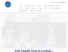 Tablet Screenshot of lolfamilyzone.com